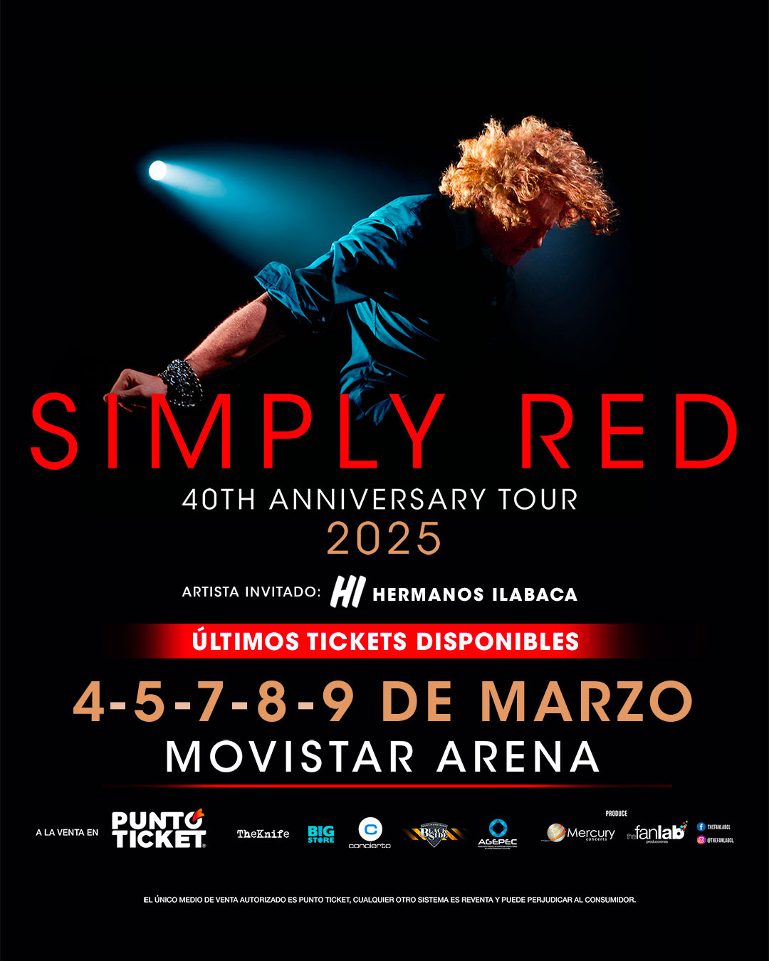 Hermanos Ilabaca se suman al regreso de Simply Red a Chile